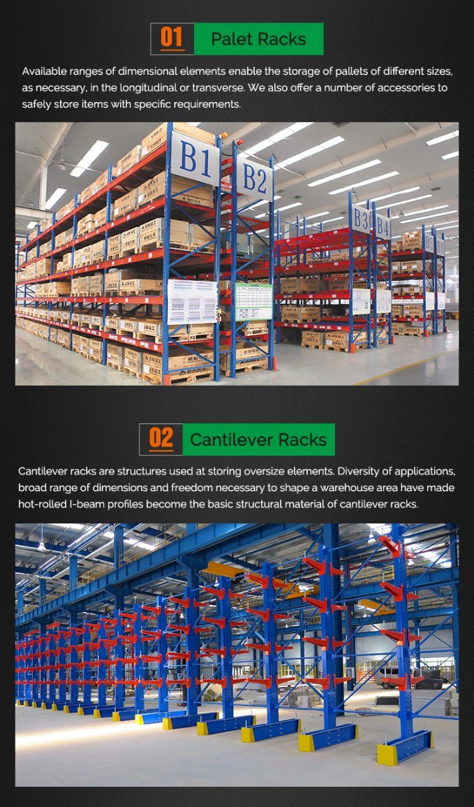 Warehouse Medium Duty Storage Shelf Racking System