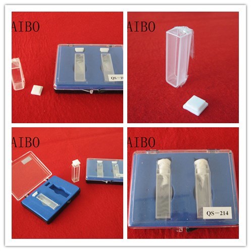 Clear Quartz Cuvette with Cap