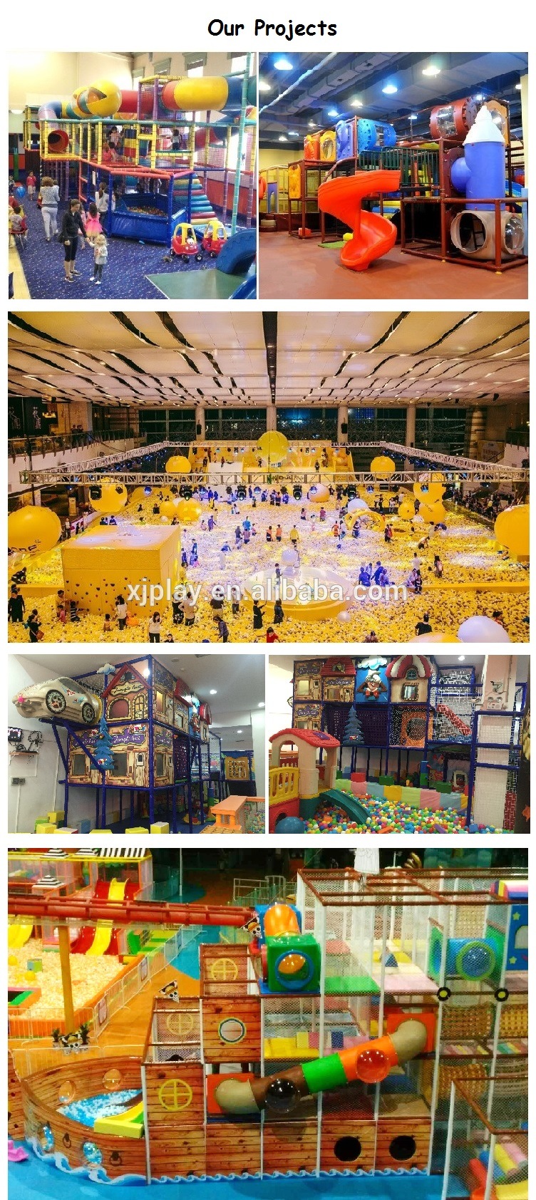 Ocean School Indoor Playground Themed Play Land Indoor Playground Set
