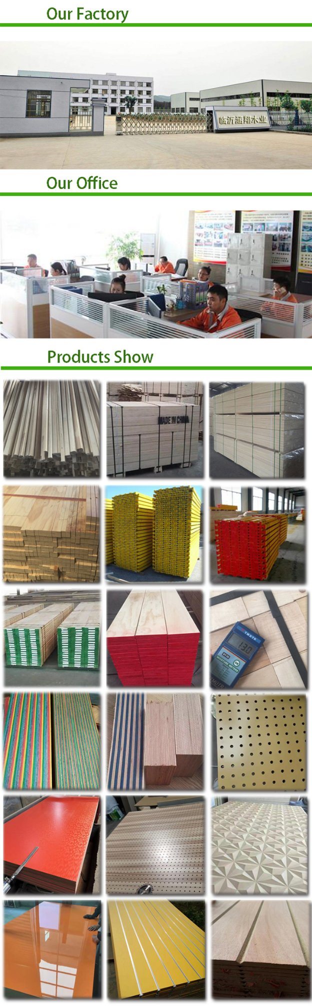 Raw MDF Melamine MDF for Iran Market