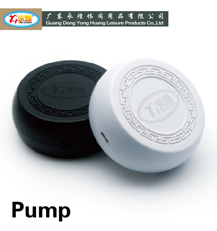 Mini Round Shaped Black /White Color Air Pump for Fishing