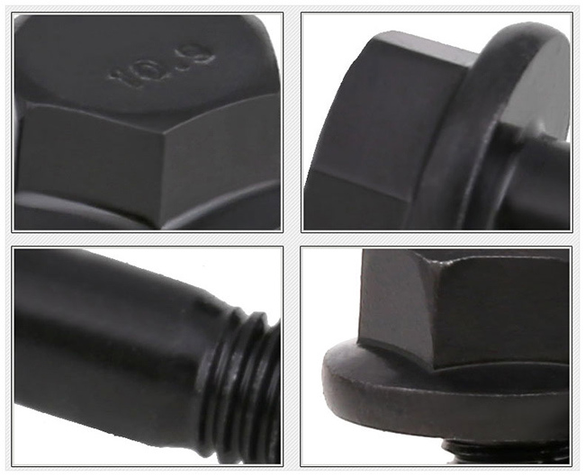 DIN 6921 Grade 10.9 Black Hexagon Head Flange Bolt