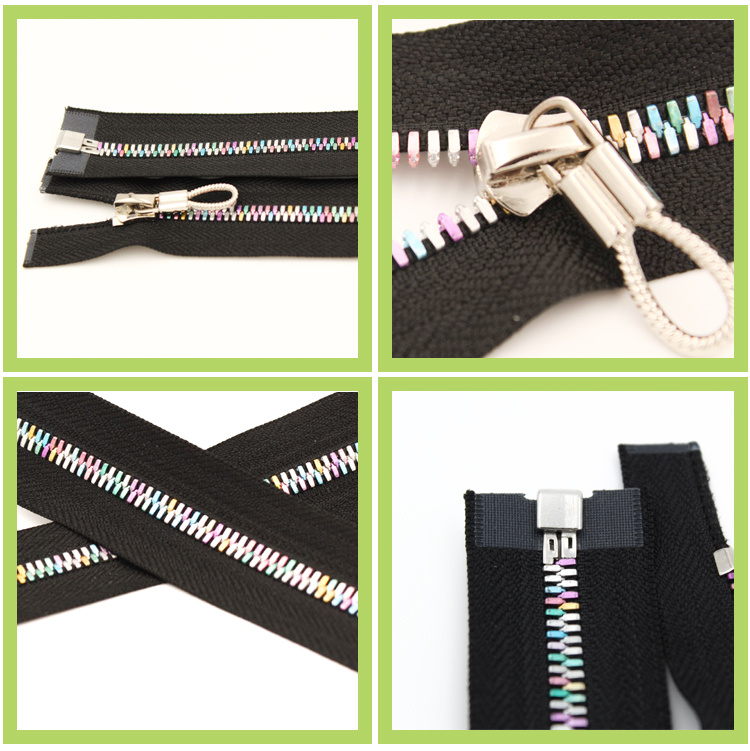 Custom Fashion Promotional Metal Zipper for Garments