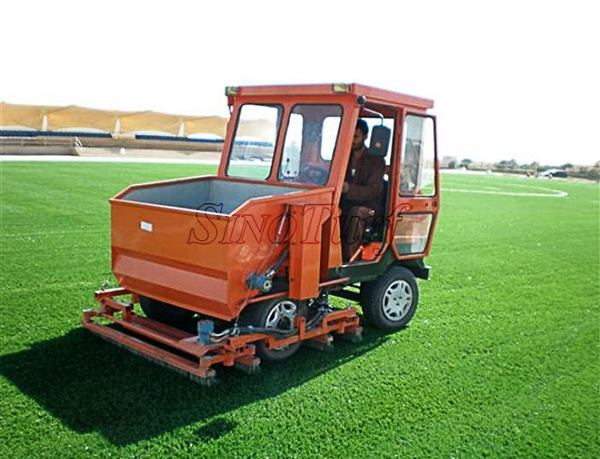 Diesel Infill & Brush Machine for Artificial Grass Turf Installation, Maintenance