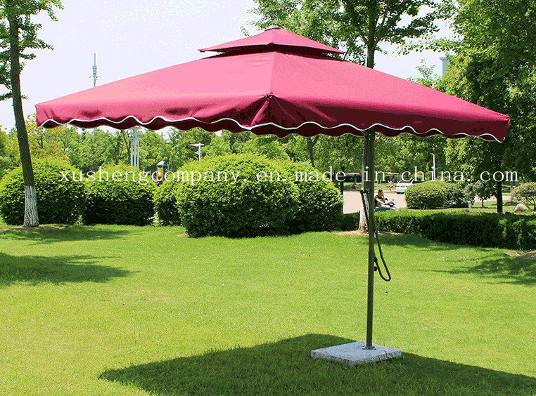 Outdoor Furniture Beach Garden Steel Rib Umbrella