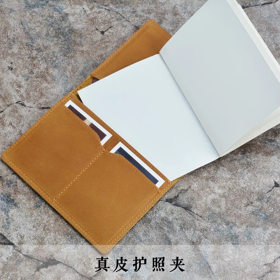 2018 Popular Premium Rifd Blocking Wallet Top Grain Leather Passport Holder Wallet