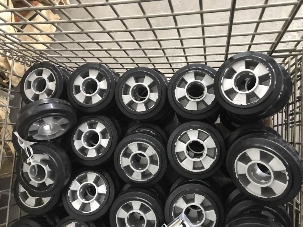 Aluminium Core Rubber Wheel Heavy Duty environmental Protection