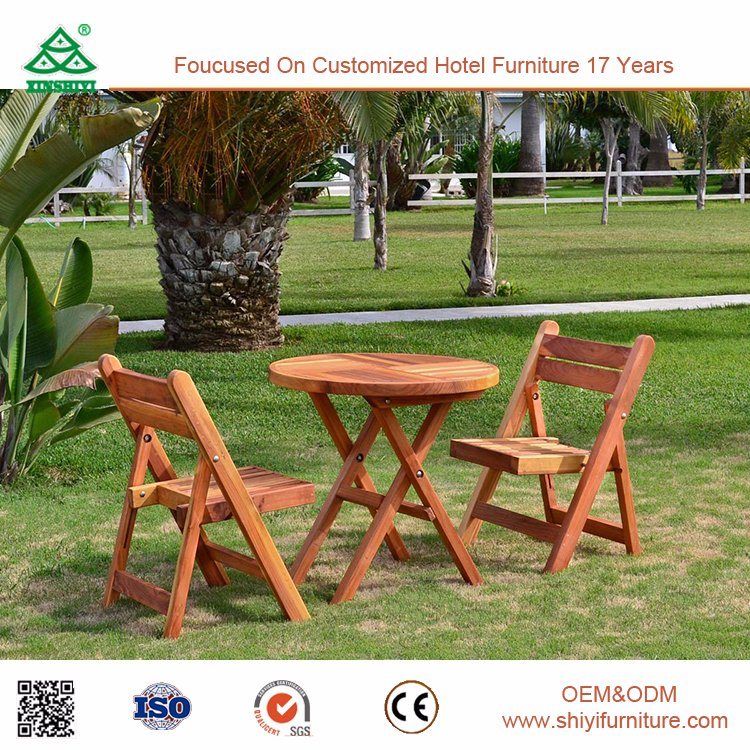 Outdoor Pool Reclaimed Wood Chair Dining Table