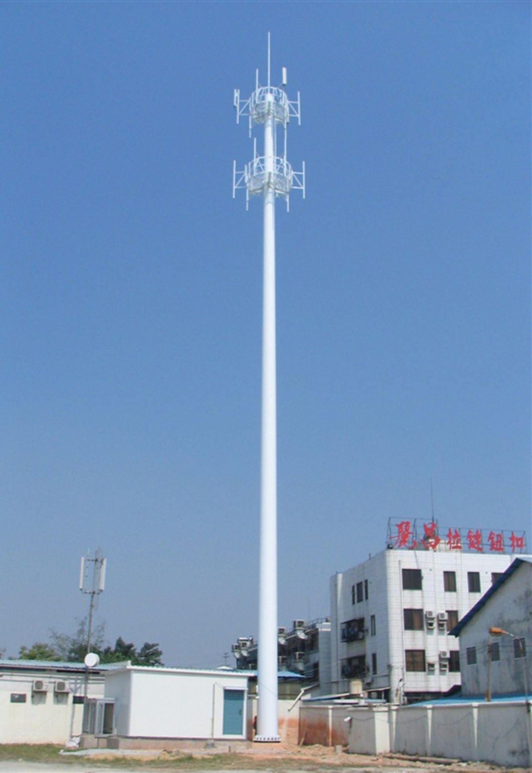 Self Supporting Steel Monopole Telecommunication Cell Tower