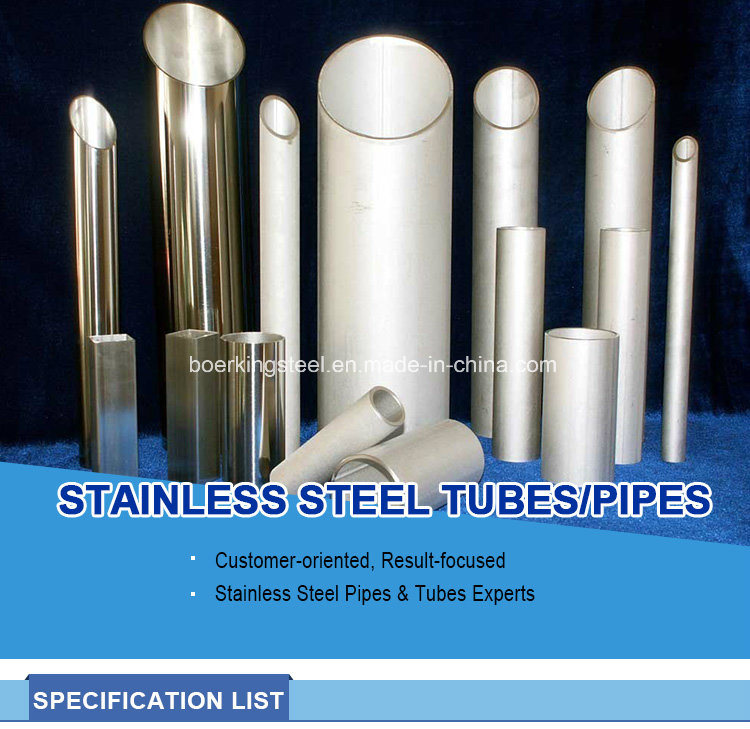 Stainless Seamless Steel Pipe Ep/Ap/Ba/MP Extruded Tubes