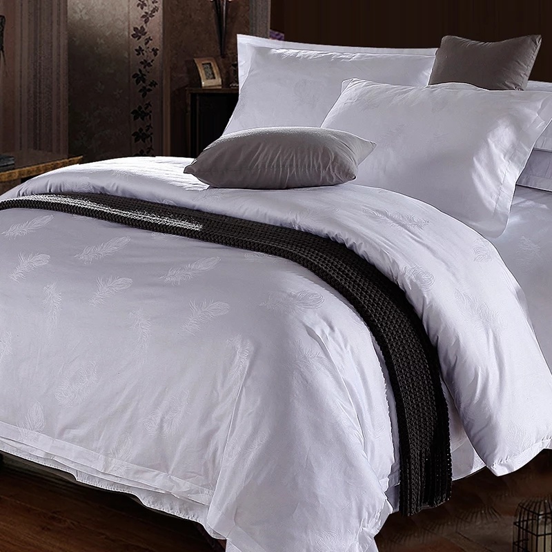 100% Cotton Jacquard Duvet Cover Luxury Bedding Set (JRC293)