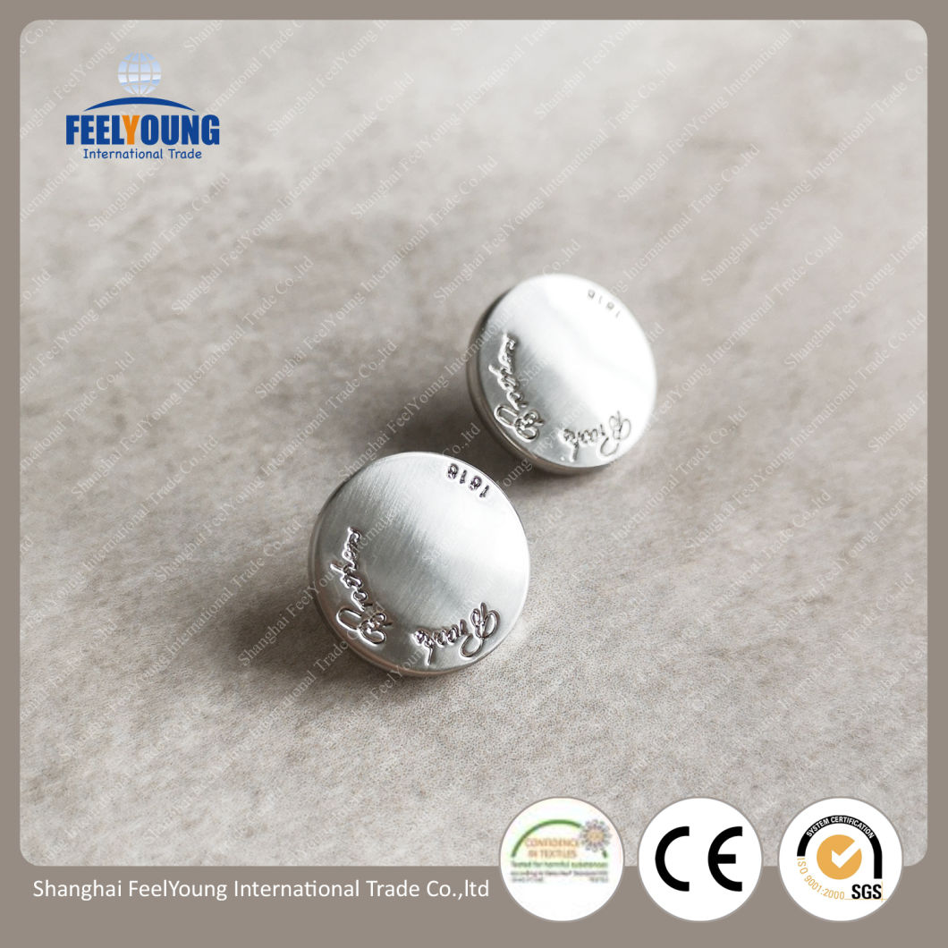 Alloy Snap Button, Alloy Metal Jeans Button, Customised Snap Button