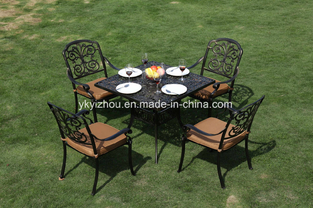 Cast Aluminum Tea Table and Chair Set Garden Furniture Outdoor Furniture-T025