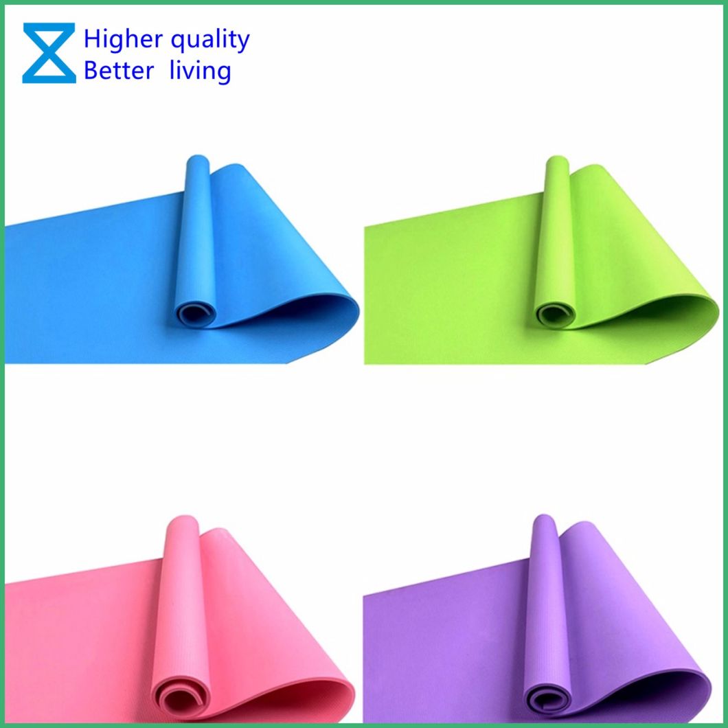 China High Quality Yoga Mat with Eco-Friendly TPE/NBR/EVA/Natural Rubber