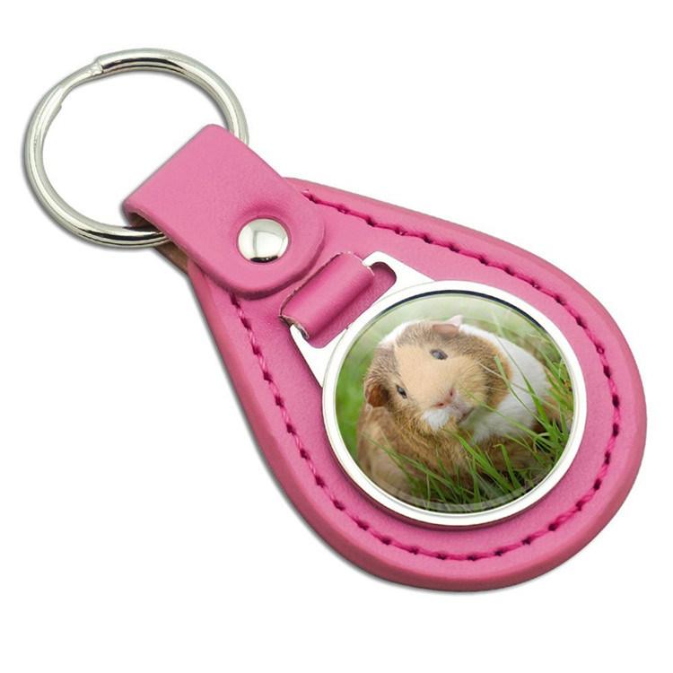 Promotional Gifts Good Quality Sturdy Leather Keychain