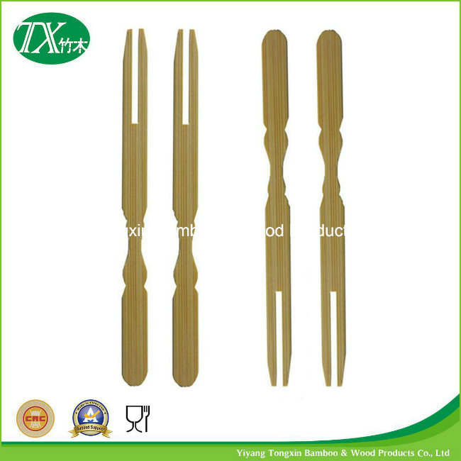 Simple Bamboo Fruit Forks and Stick