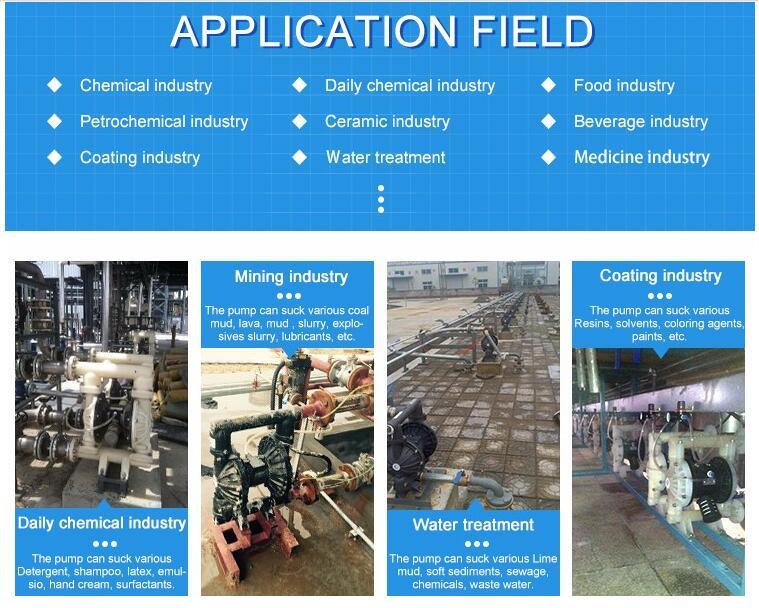 Hot Sale Ce Approved Air Operated Double Diaphragm Acid Resistant Chemical Pump