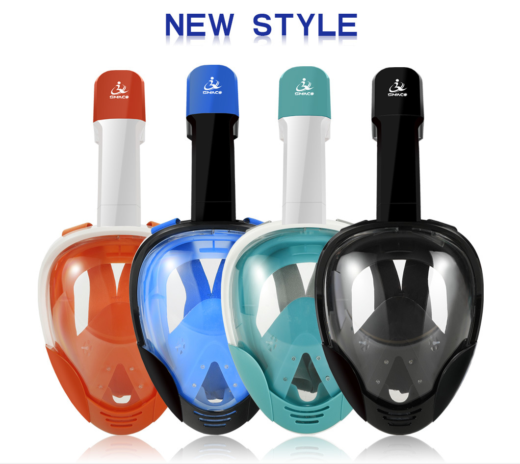 Diving Equipment 2018 New Full Face Snorkeling Mask Free Breath Diving Mask Scuba Diving