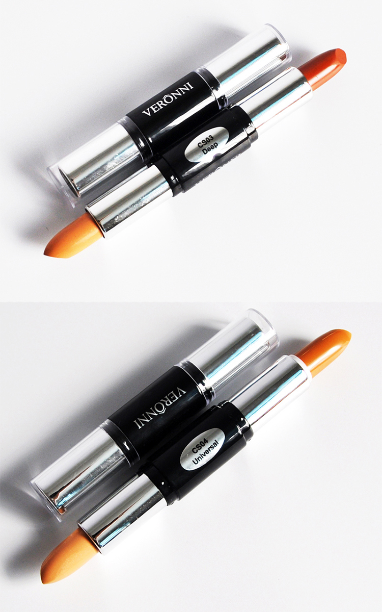 High Quality Veronni Makeup Concealer Pen Double Side 4 Color Wonder Stick Contour Stick