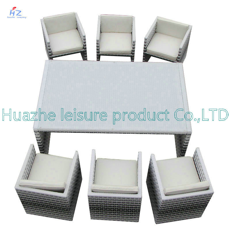 Two Color Rattan Outdoor Rattan Furniture Chair Table Home Garden Furniture Wicker Furniture Rattan Furniture