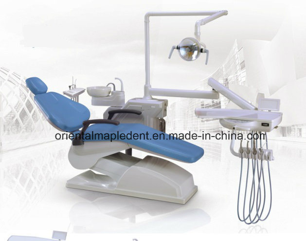 Ce, ISO Approved Dental Unit Chair with Operating LED Lamp