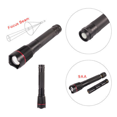 20W Aluminum LED Flashlight (11-1S1809)