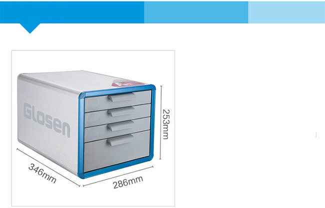 4 Drawers Metal Filing and Documents Storage Cabinet for Office