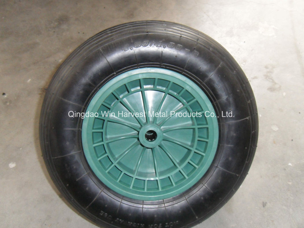 16 Inch 16X4.00-8 Plastic Rim Pneumatic Rubber Wheel