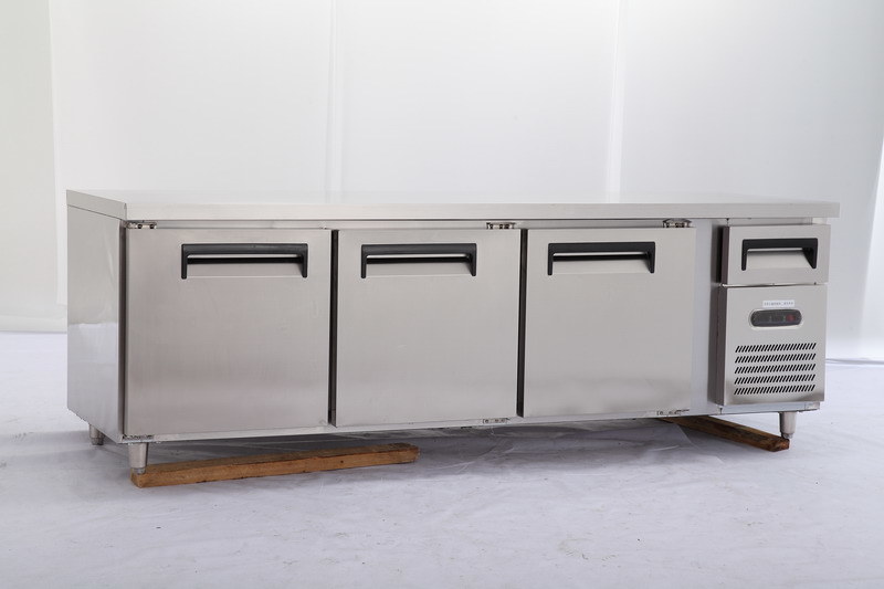 Ce Approval Commercial Stainless Steel Work Table Refrigerator Freezer