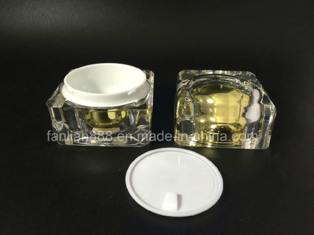 Acrylic Square Diamond Cosmetic Packaging Sets