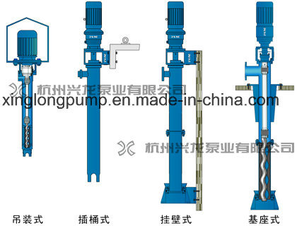 Vertical Type Pump Submersible Screw Pump Used for Crude Oil, Crude Oil Polluted with Water Sand, Oil Sludge