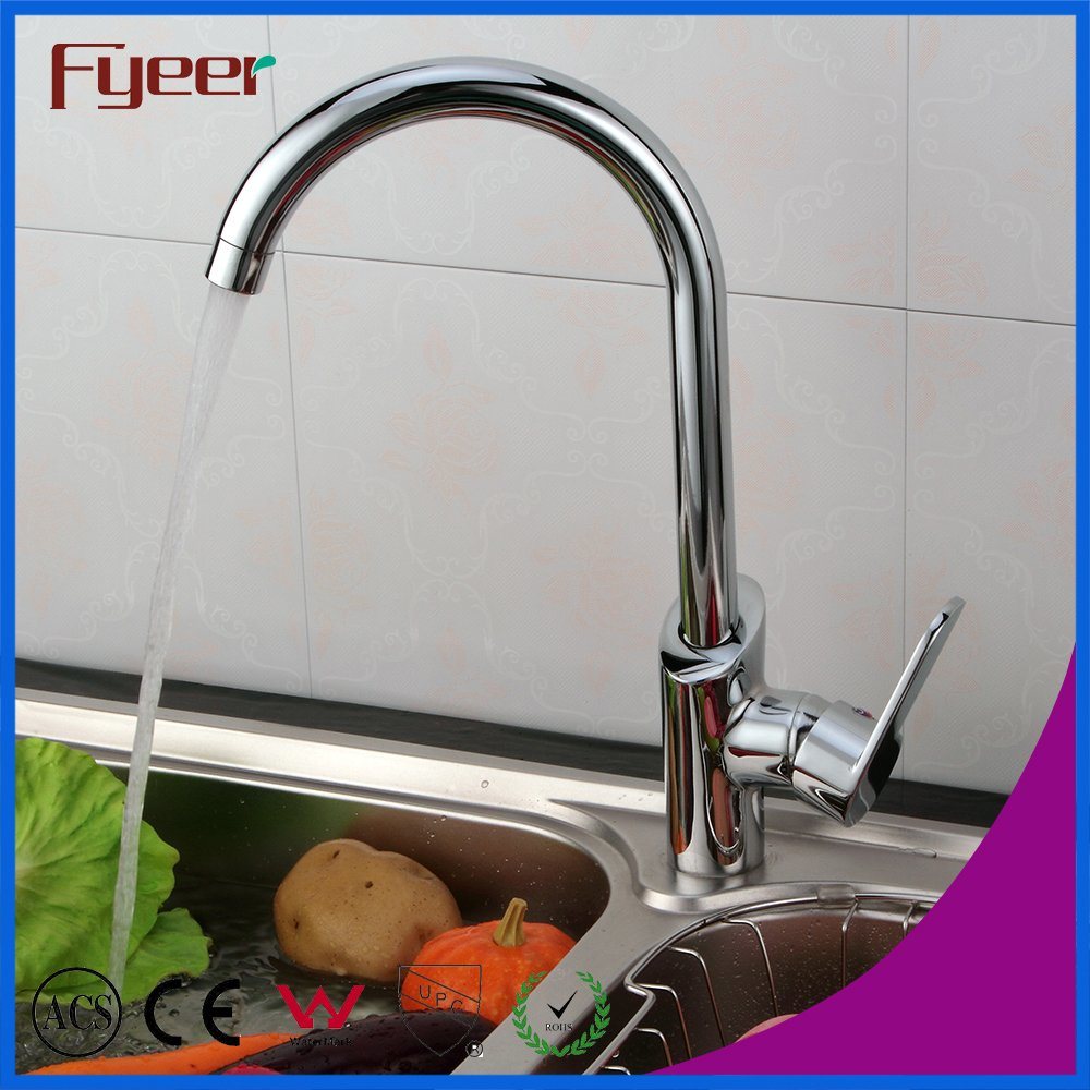 Fyeer Durable High Arc Kitchen Sink Mixer Taps