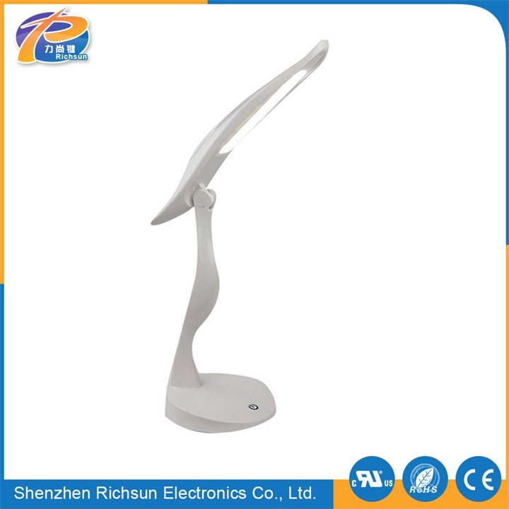 Eye Protection Warm White LED Rechargeable Desk Lamp for Reading