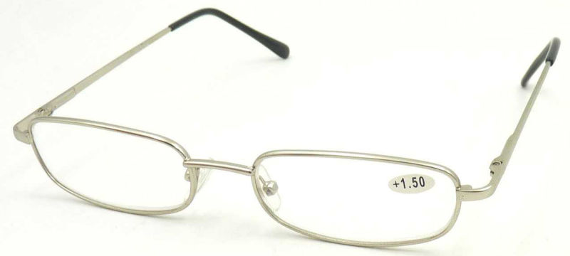 RM17054 Small Frame Metal Reading Glass with AC Lens Unisex Style