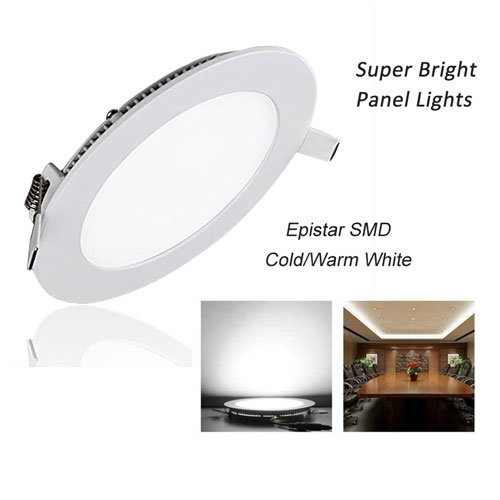 China Supplier LED Light Round Panel 60cm 120cm 6W 9W 12W 18W 25W 3014 5730 4014 SMD LED Panel Light