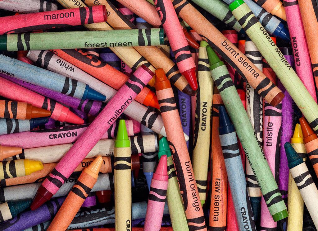 Eco Friendly 6PCS Crayon for School Students