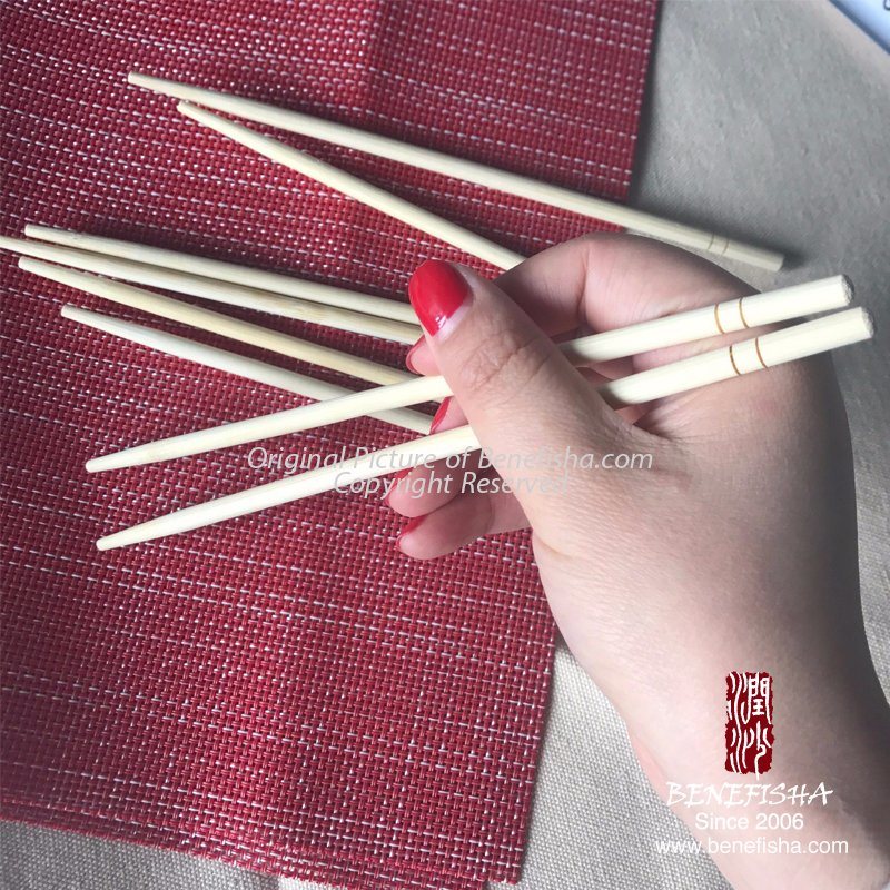 Disposable Plastic Paper Covered Round Bamboo Chopsticks