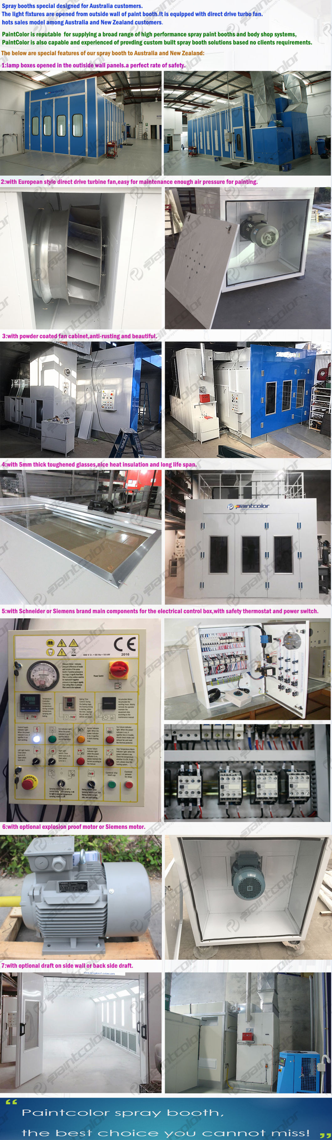 Affordable Nice Quality Paint Spray Booth Auto Paint Equipment Portable Spray Paint Booth Suitable for Australia and New Zealand