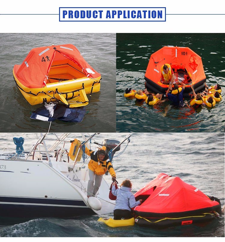 10 Person Self Inflating Life Raft Equipment