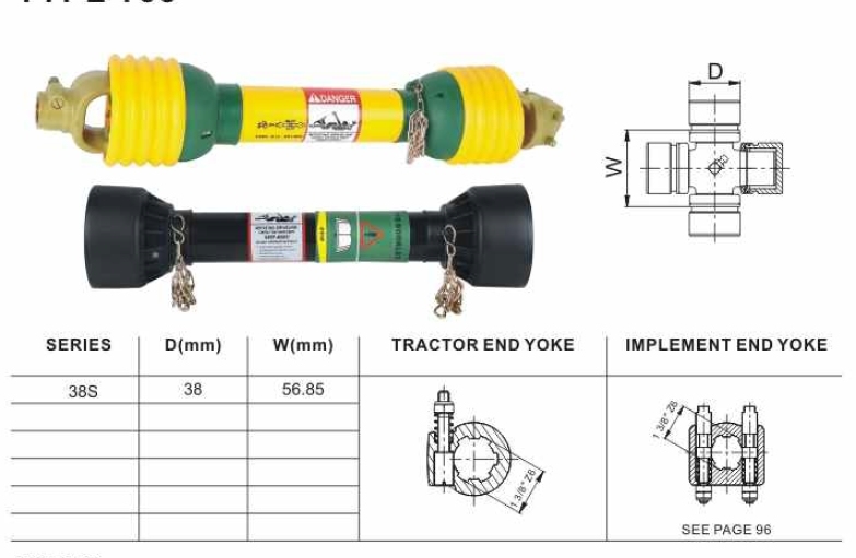 Pto Shaft with Cardan Joint for Agriculture Machinery