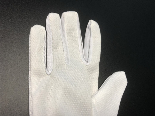 ESD Antistatic Cleanroom Strip PVC Dotted Gloves