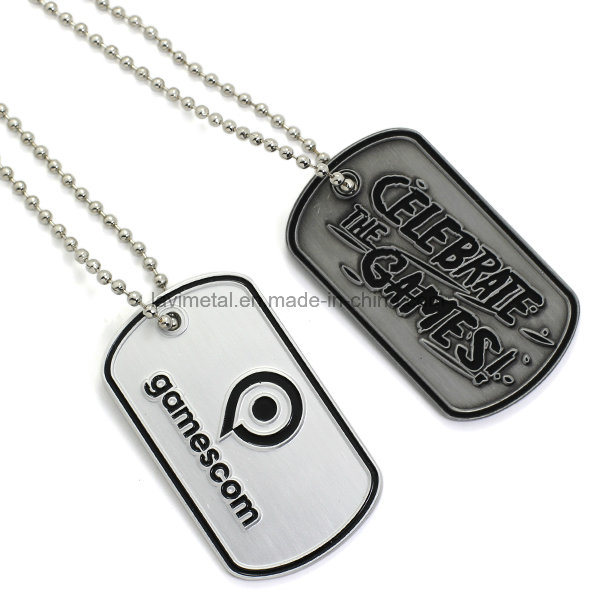 Promotional Gift Custom Shape Enamel Fashion Zinc Alloy Dog Tag