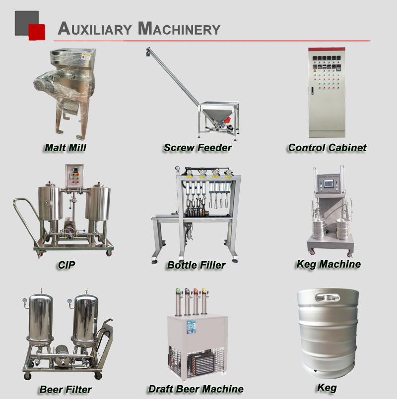 3.0mm Thickness SUS304 Stainless Steel What Equipments Needed for Microw Brewery