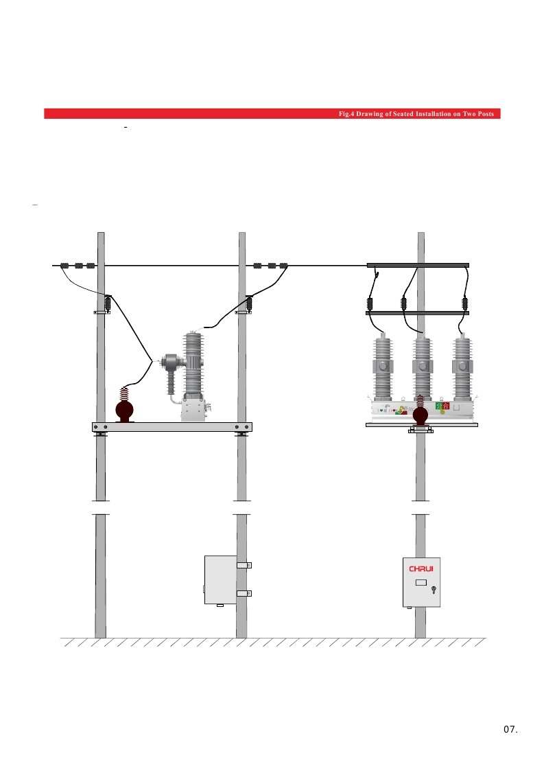 Zw32-24 Outdoor High-Voltage Alternating-Current Vacuum Circuit Breaker