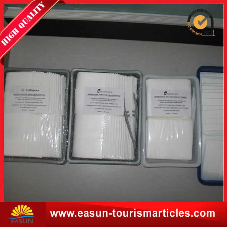 Quick Dry Inflight White Hot and Cold Towels