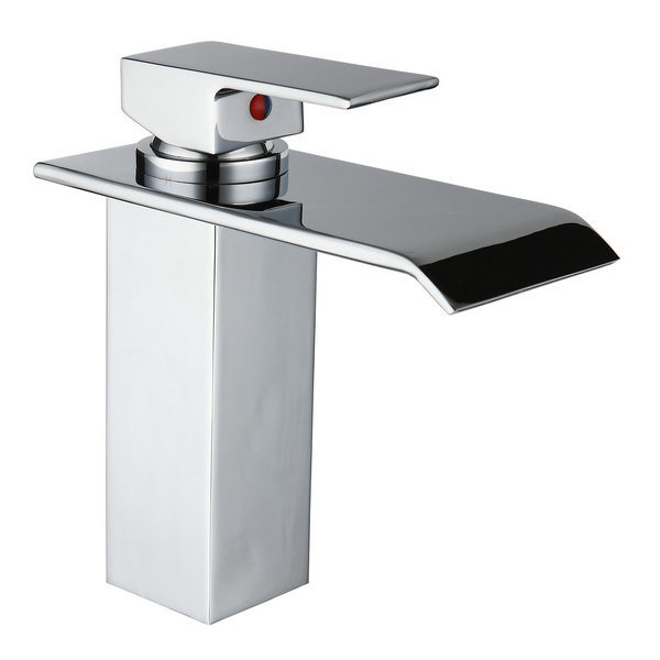 Waterfall Basin Faucet with Chrome Plated