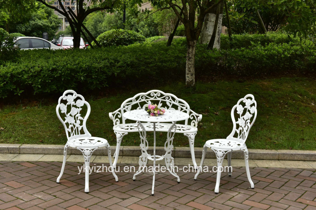Cast Aluminum Tea Table and Chair Set Garden Furniture Outdoor Furniture-T009