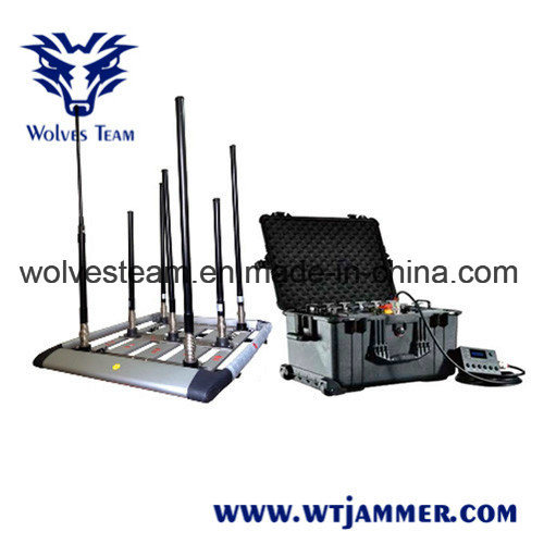 600W 4 to 8 Bands High Power up to 2500m Drone Signal Jammer