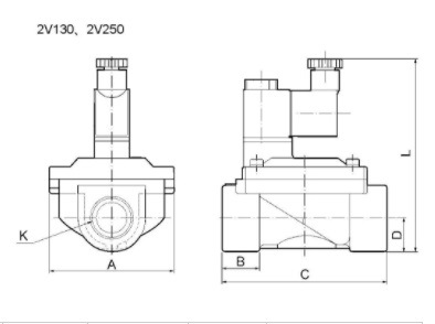 2V130 Water Control Stop Valve 3/4