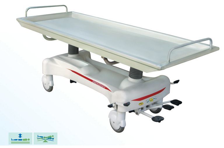 HS-Ts012 Stainless Steel Platform Transfer Ambulance Adjustable Stretcher